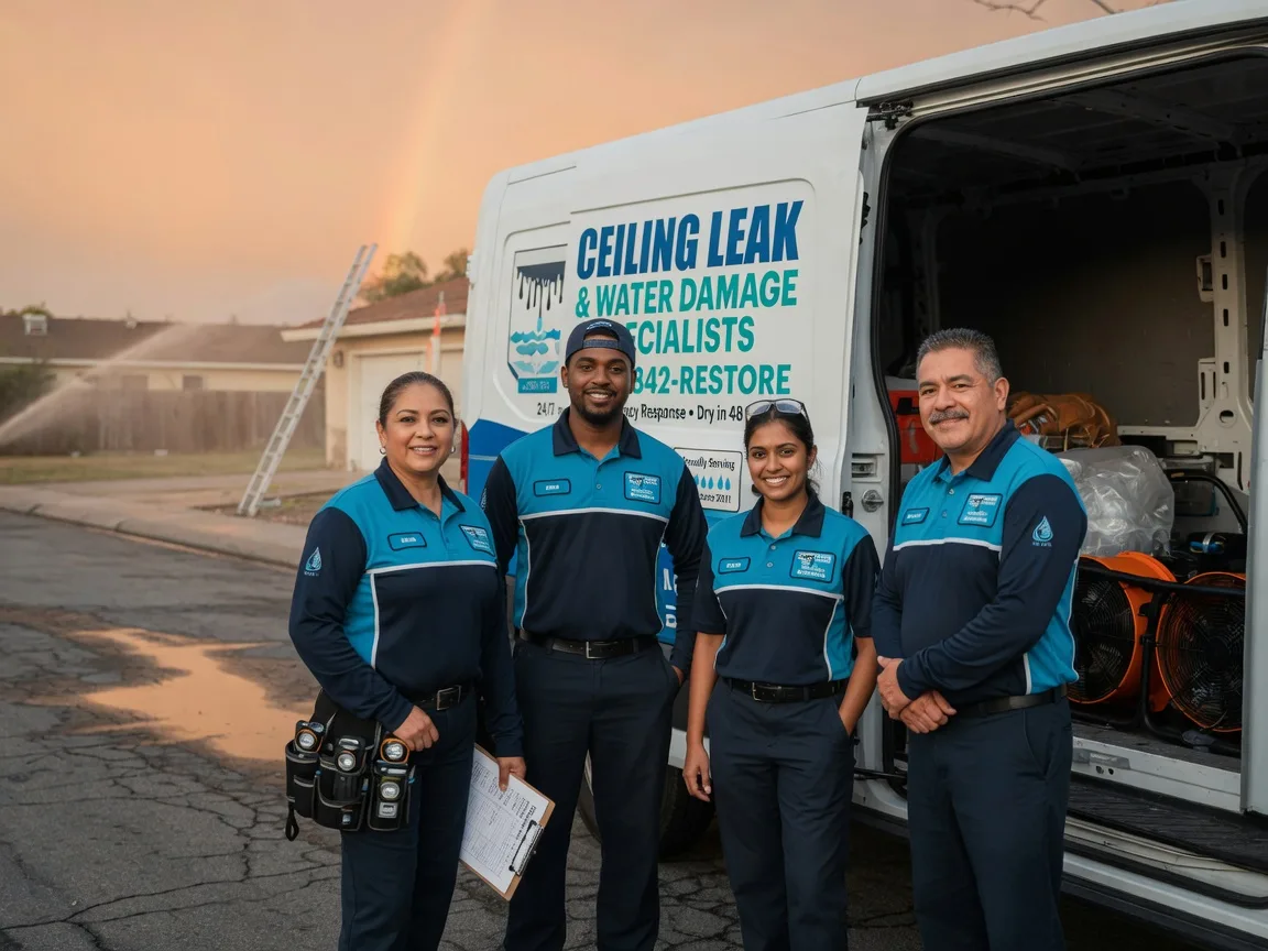 Ceiling Leak Cleanup company in Dennis, TX