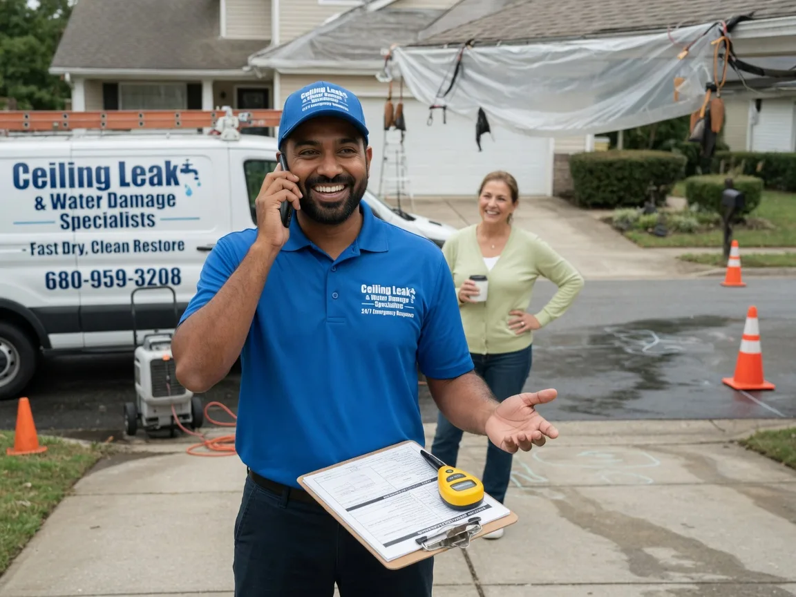 Ceiling Leak Cleanup Dennis, TX FAQs
